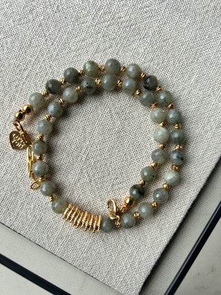 Noir Mirage Labrodorit Kolye