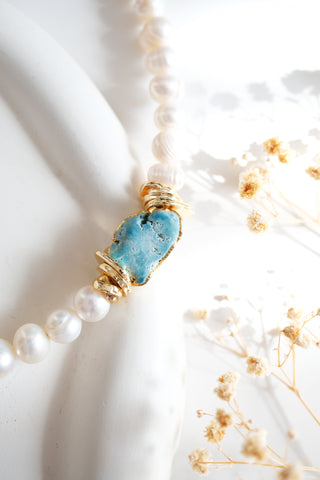 Idıllyc İnci Turkuaz Kadın Kolye