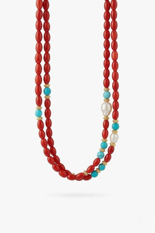 Coralyn Sol Mercan Kolye