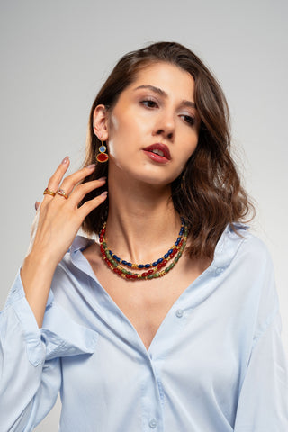 Zaya Akik Kadın Kolye