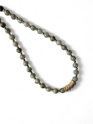 Noir Mirage Labrodorit Kolye