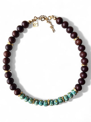 Zeyn Ud Ağacı Ahşap Kadın Kolye