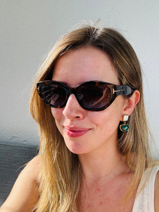 Opulence Zümrüt İnci Kadın Küpe