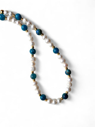 Aqualis İnci & Apatit Kolye