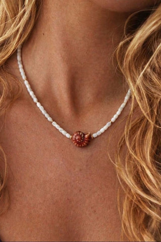 Lunaria Nautilis Kolye