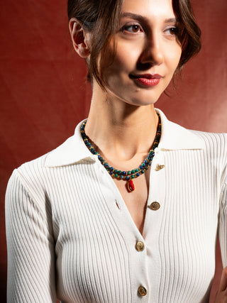 Elena Azurit Kadın Kolye