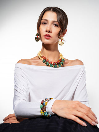 Naya Gana Boncuk Kadın Kolye