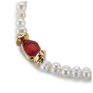 Idillyc İnci Mercan Kadın Kolye