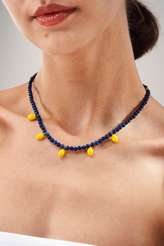 Capri Kadın Lapis Lazuli Kolye