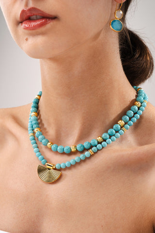 Aset Turkuaz Kadın Kolye