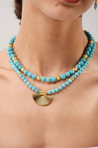 Aset Turkuaz Kadın Kolye