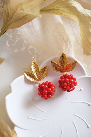 Vivid Mercan Kadın Küpeler