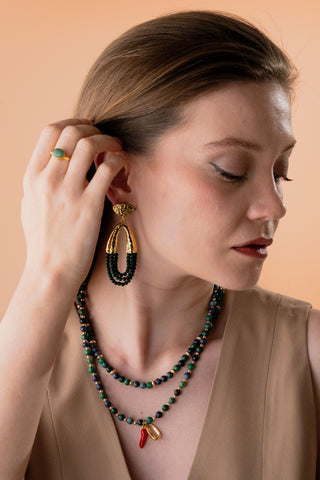 Cassia Kadın Doğal Taş Küpe